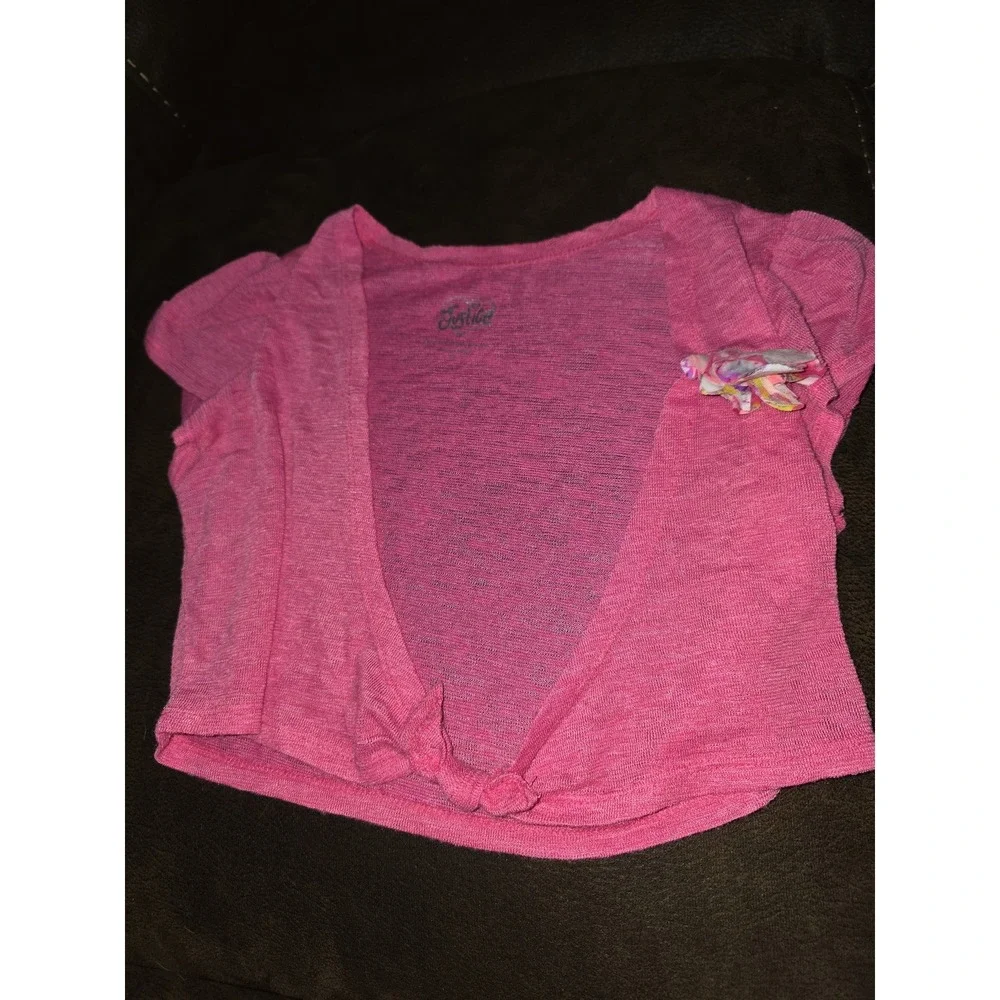 Justice back to school love one another outfit sweater top size 12  skort 10